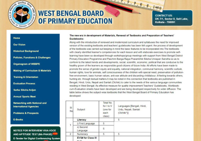 Primary TET Interview Date 2023 (Eight Phase) –Notification (WBBPE)