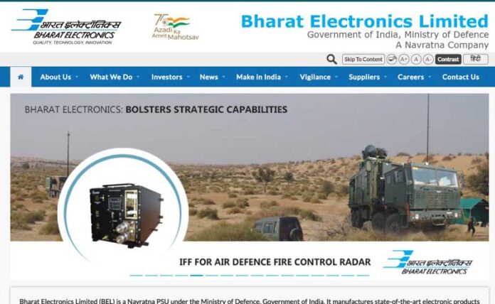 Bharat Electronics Limited Recruitment 2023 | Apply Now (BE/B.Tech)