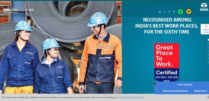 TATA Steel Recruitment 2023 | BE/B.Tech/B.Sc (Engg) - Application Link